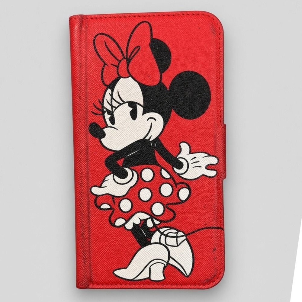 Disney Minnie Mouse Red Polka Dot Folio Wallet iPhone Case FAC-064003-20008